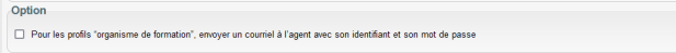 Profil lié à un Organisme de Formation
