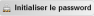 Initialiser le password