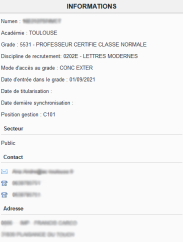 Informations