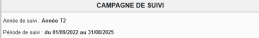 Campagne de Suivi