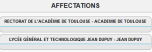 Affectations