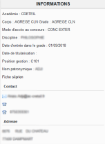 Informations
