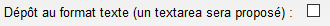 Zone de texte