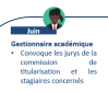 Préparation des Jurys